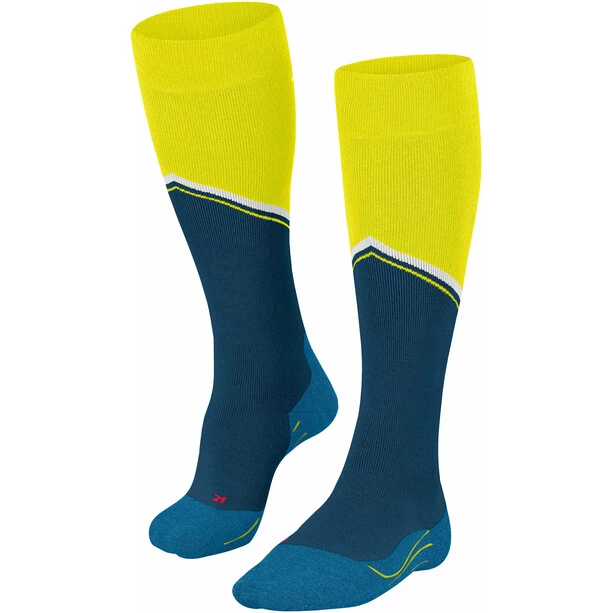 Falke SK2 Diagonal Ski Socks Men blue pond 2 Falke SK2 Diagonal Ski Socks Men blue pond - Image 2