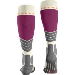 Falke SK2 Skiing Socks Women offwhite/neon red -Ski Socks Sales Shop falke sk2 skiing socks women offwhite neon red 3