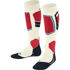 Falke SK4 Skiing Socks Kids off/white