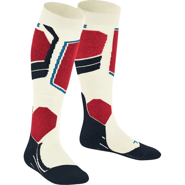 Falke SK4 Skiing Socks Kids off/white 2 Falke SK4 Skiing Socks Kids off/white - Image 2
