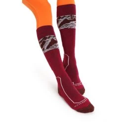 Icebreaker Ski+ Alps 3D Light OTC Socks Women cherry/espresso/snow -Ski Socks Sales Shop icebreaker ski alps 3d light otc socks women cherry espresso snow 4