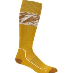 Icebreaker Ski+ Alps 3D Light OTC Socks Women silent gold/clove/snow