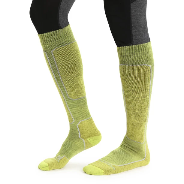 Icebreaker Ski+ Light OTC Socks Men shine/ether/silent gold 2 Icebreaker Ski+ Light OTC Socks Men shine/ether/silent gold - Image 2