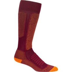 Icebreaker Ski+ Medium OTC Socks Women cherry/flash/silent gold