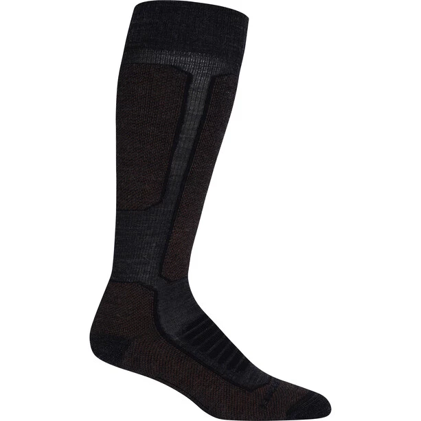 Icebreaker Ski+ Medium OTC Socks Women jet heather/espresso/black 1 Icebreaker Ski+ Medium OTC Socks Women jet heather/espresso/black