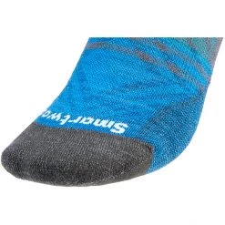 Smartwool Run Zero Cushion Pattern Ankle Socks Men neptune blue -Ski Socks Sales Shop smartwool run zero cushion pattern ankle socks men neptune blue 3