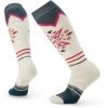 Smartwool Ski Full Cushion Mountain Snowflake Pattern OTC Socks Women moonbeam