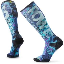 Smartwool Ski Zero Cushion POW OTC Printed Socks Men capri