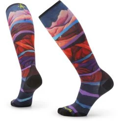 Smartwool Ski Zero Cushion Print OTC Socks Women multi color