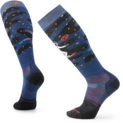 Smartwool Snow Targeted Cushion Astronaut OTC Socks alpine blue