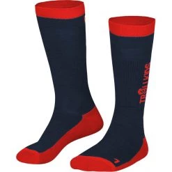 TROLLKIDS Ski Socks 2 Pairs Kids mystic blue/bright red