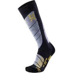 UYN All Mountain Ski Socks Men anthracite melange/yellow
