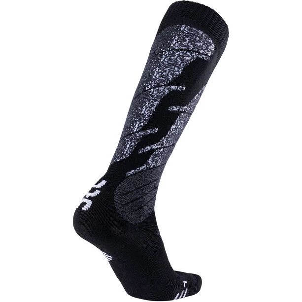 UYN All Mountain Ski Socks Men black/white 2 UYN All Mountain Ski Socks Men black/white - Image 2