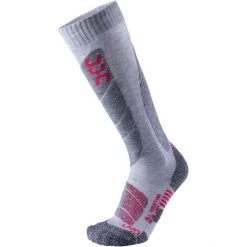 UYN All Mountain Ski Socks Women light grey melange/coral