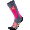 UYN All Mountain Ski Socks Women medium grey melange/pink