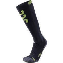 UYN Evo Race Ski Socks Men anthracite/green lime
