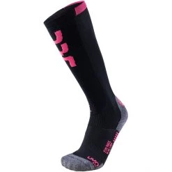 UYN Evo Race Ski Socks Women black/pink paradise