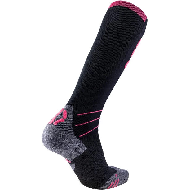 UYN Evo Race Ski Socks Women black/pink paradise 2 UYN Evo Race Ski Socks Women black/pink paradise - Image 2