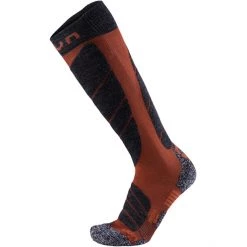 UYN Ski Magma Socks Men dark red/anthracite