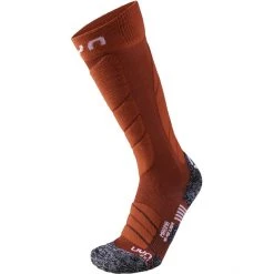 UYN Ski Magma Socks Women dark red/red