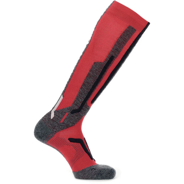 UYN Ski Merino Socks Men red/black 2 UYN Ski Merino Socks Men red/black - Image 2