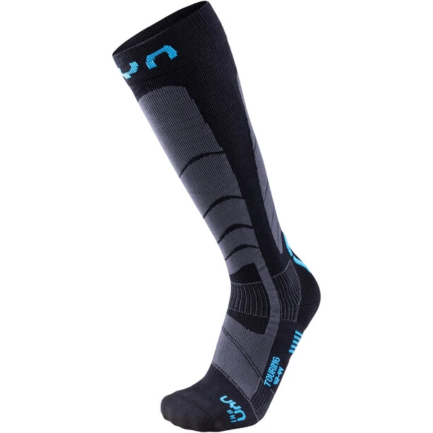 UYN Ski Touring Socks Men black/azure 1 UYN Ski Touring Socks Men black/azure