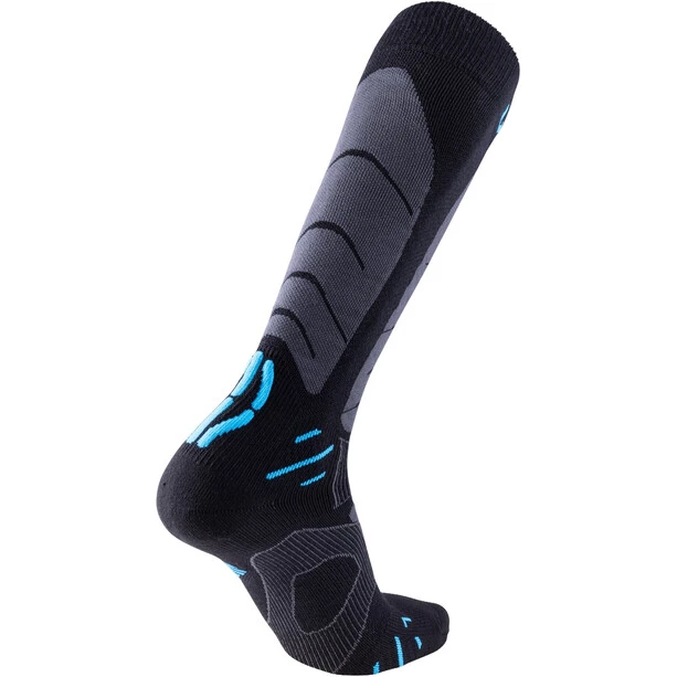 UYN Ski Touring Socks Men black/azure 2 UYN Ski Touring Socks Men black/azure - Image 2