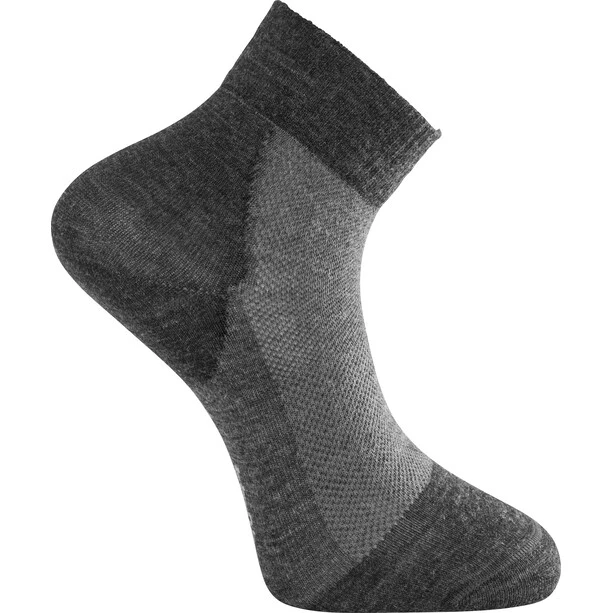 Woolpower Skilled Liner Short Socks dark grey/grey 2 Woolpower Skilled Liner Short Socks dark grey/grey - Image 2